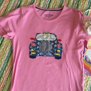 Adorable Mini Boden Appliqué Tee